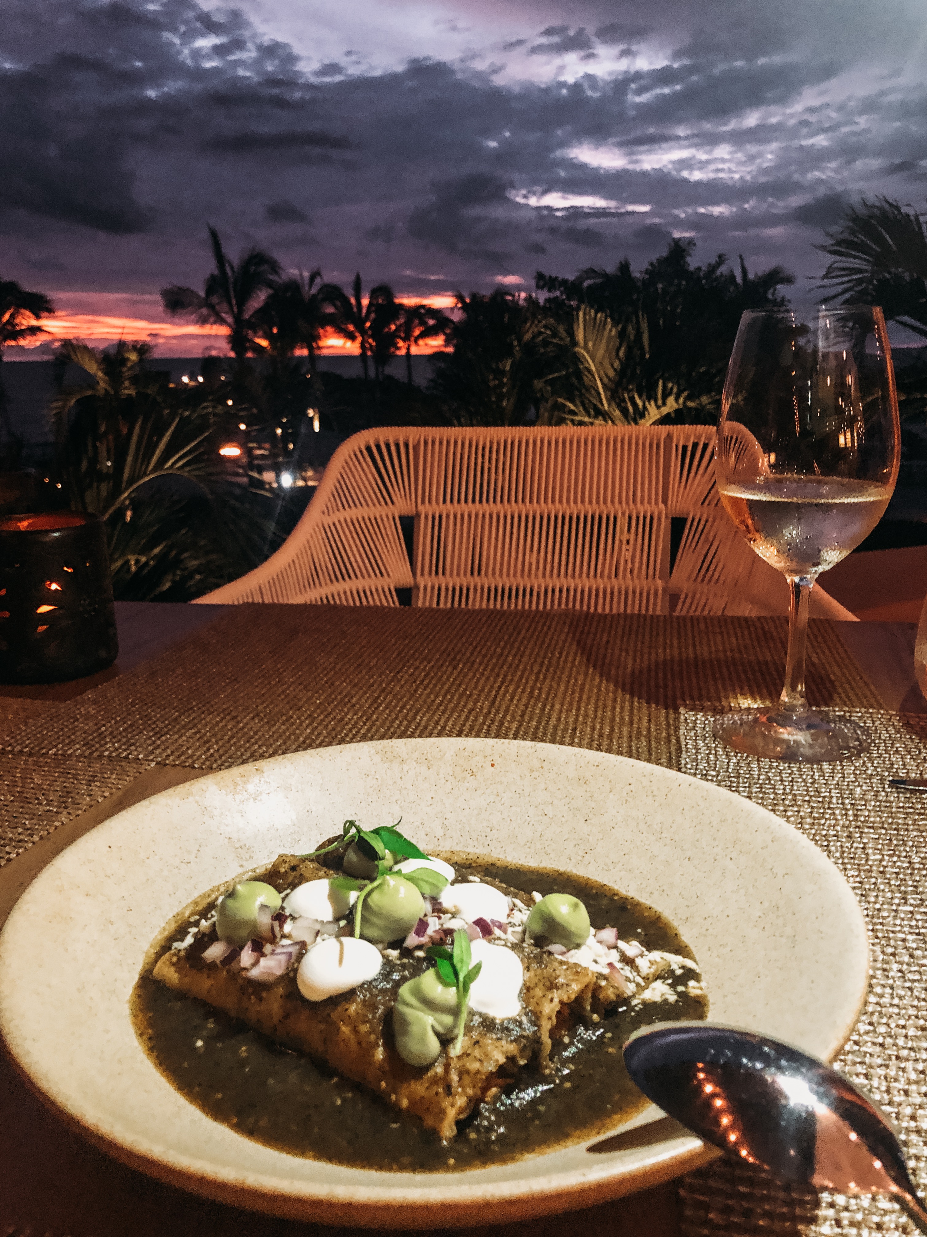 Dinner at Four Seasons Punta Mita. Food Guide for Punta Mita, Mexico